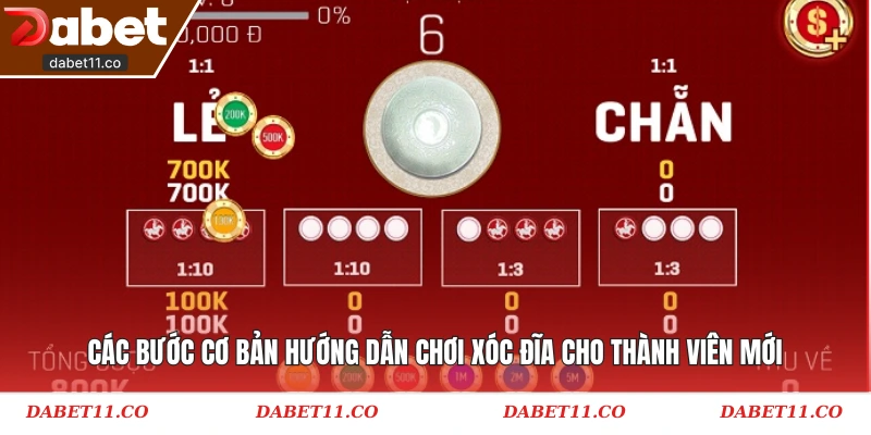 Các bước cơ bản hướng dẫn chơi xóc đĩa cho thành viên mới